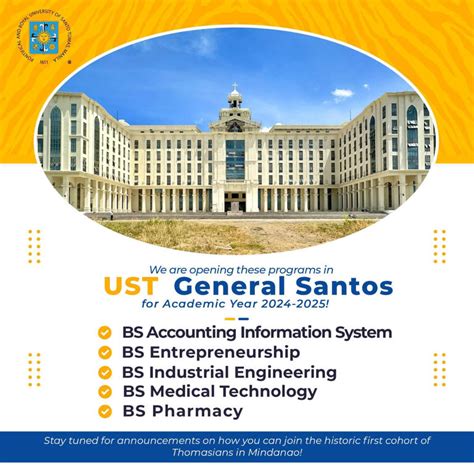 ust gensan courses offered